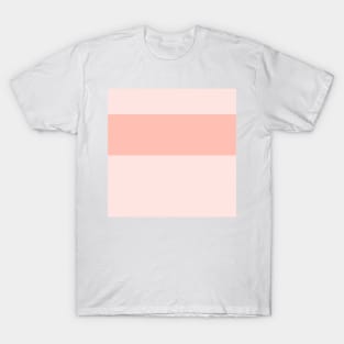 An incredible blend of Fresh Air, Soft Blue, Baby Pink, Misty Rose and Melon stripes. T-Shirt